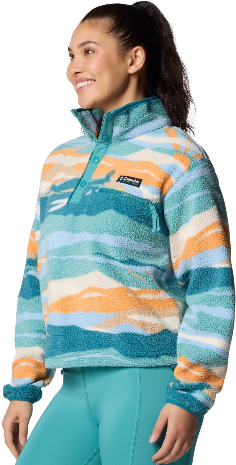Helvetia II Printed Cropped Half Snap - Womens - Image 14