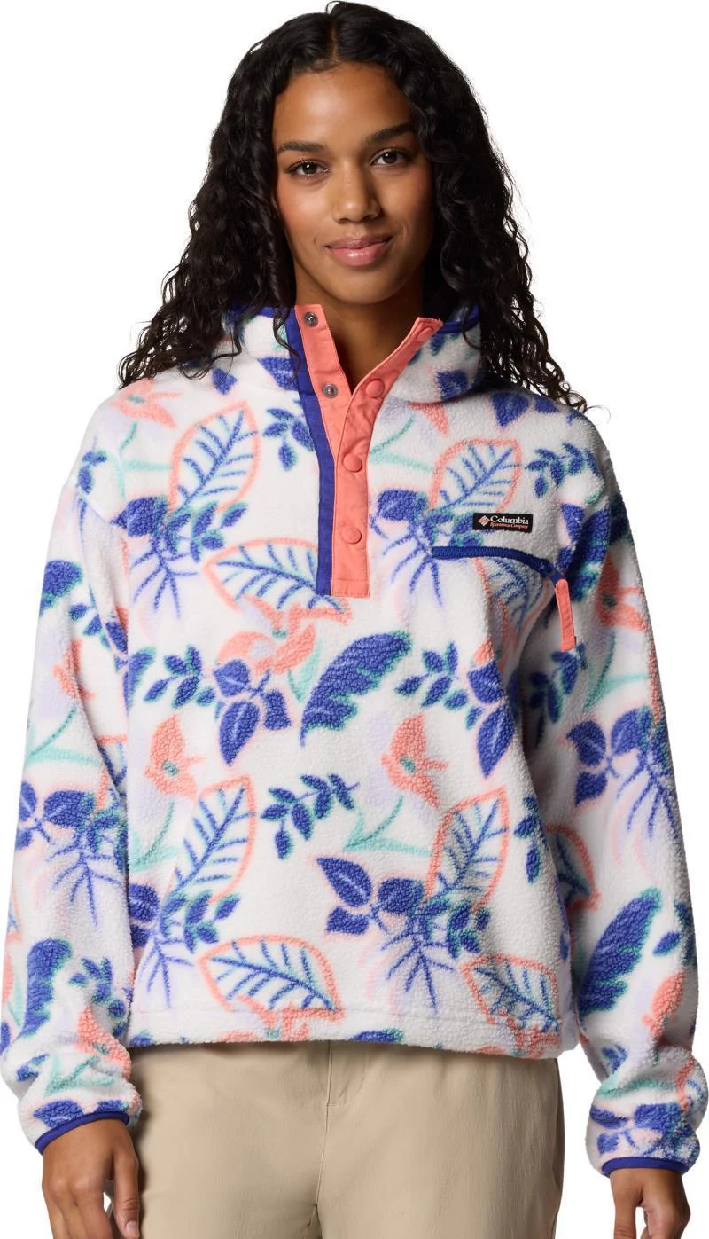 Helvetia II Printed Cropped Half Snap - Womens - Image 18