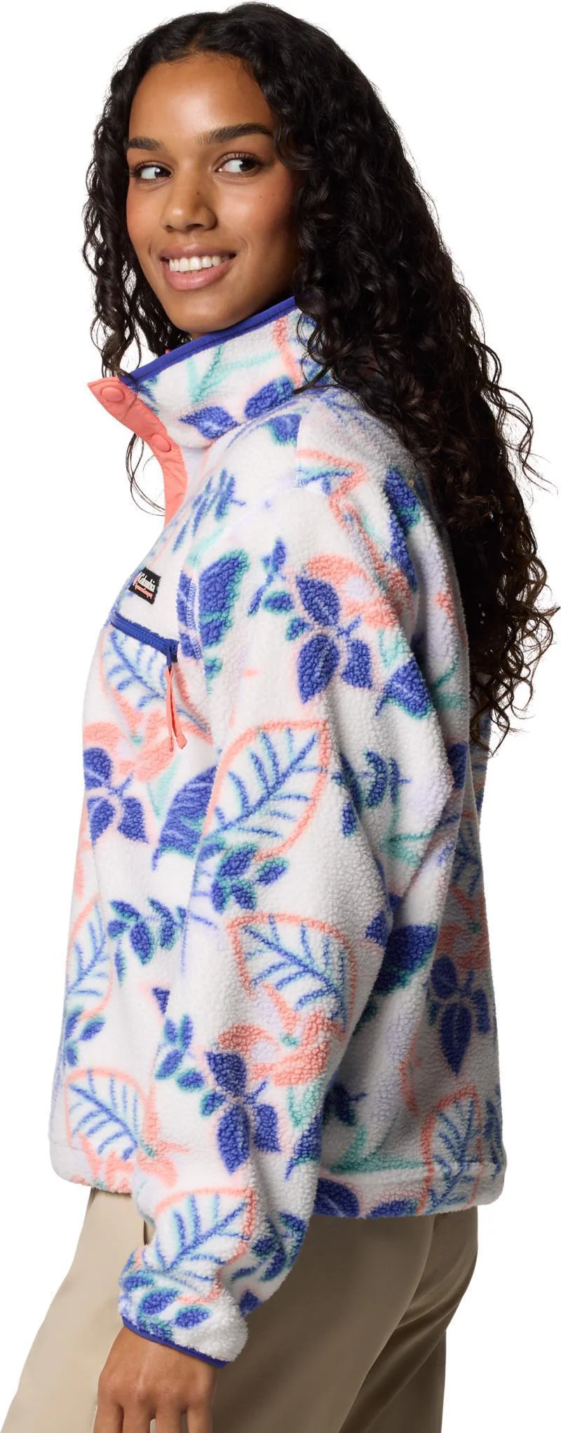 Helvetia II Printed Cropped Half Snap - Womens - Image 19