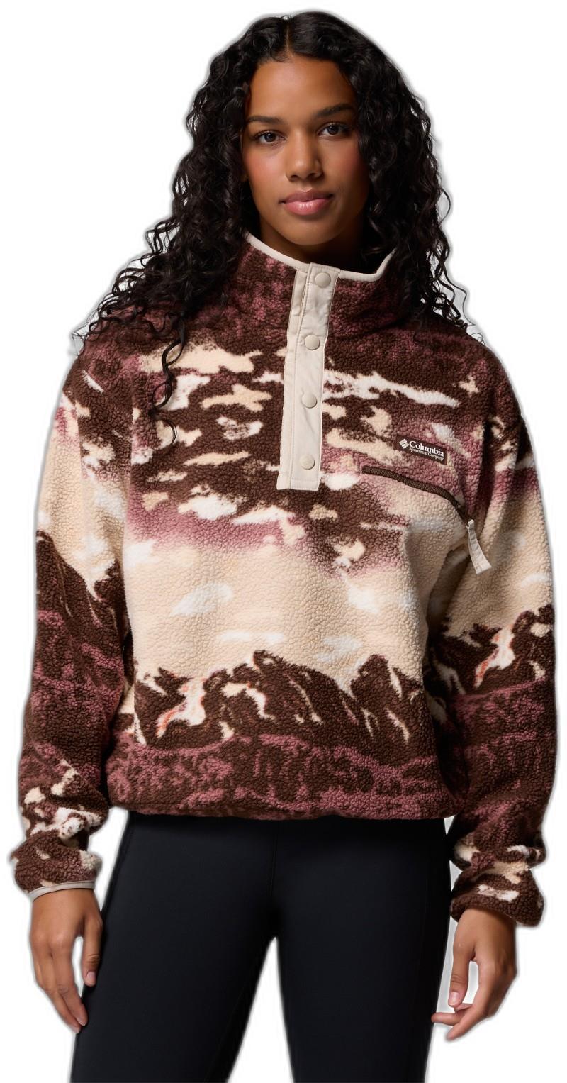 Helvetia II Printed Cropped Half Snap - Womens - Image 27