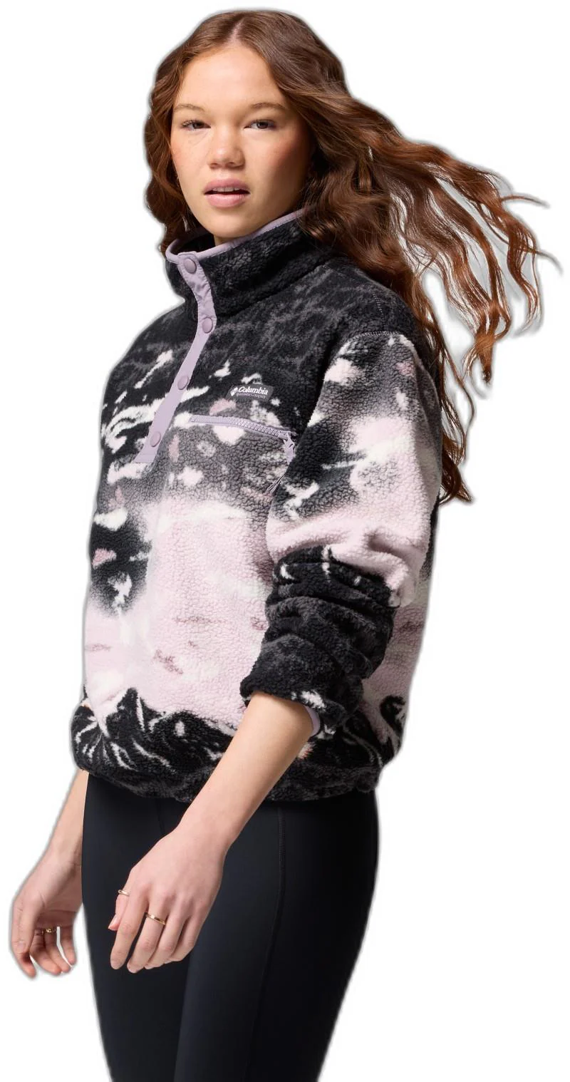 Helvetia II Printed Cropped Half Snap - Womens - Image 38