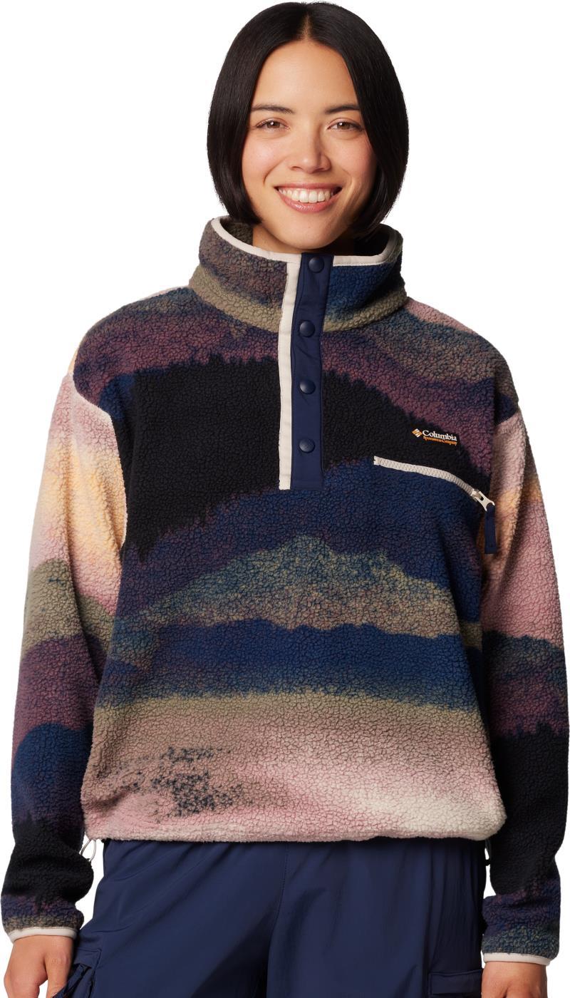 Helvetia II Printed Cropped Half Snap - Womens - Image 4