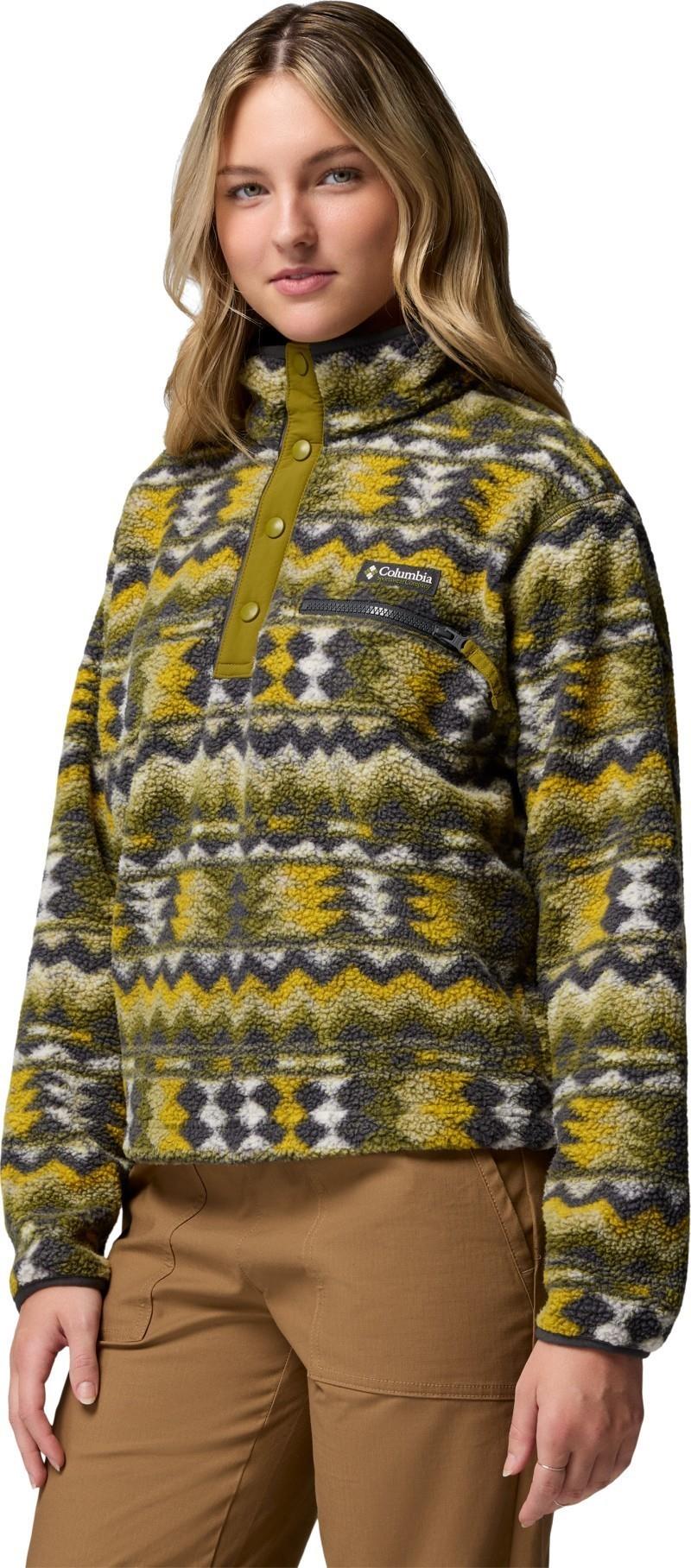 Helvetia II Printed Cropped Half Snap - Womens - Image 40