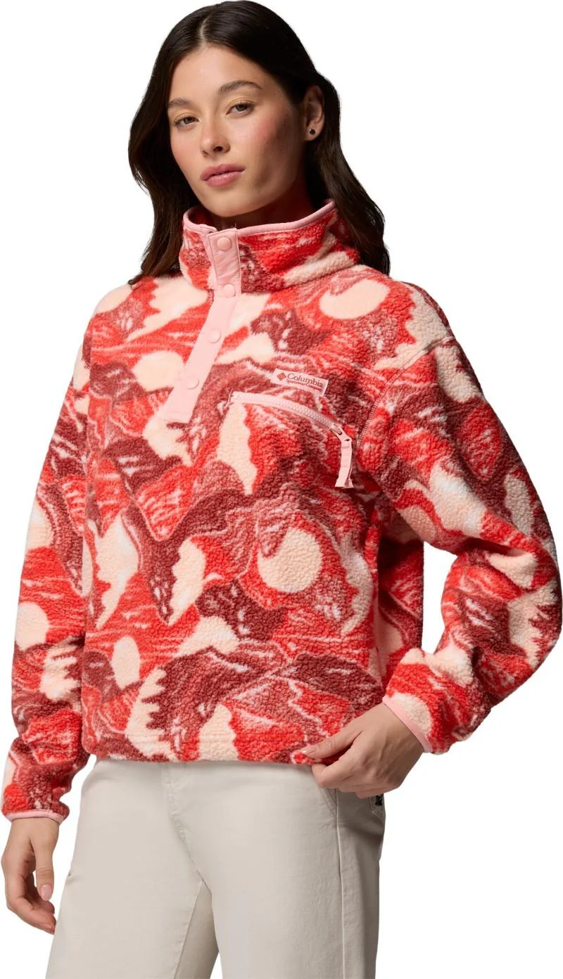 Helvetia II Printed Cropped Half Snap - Womens - Image 57
