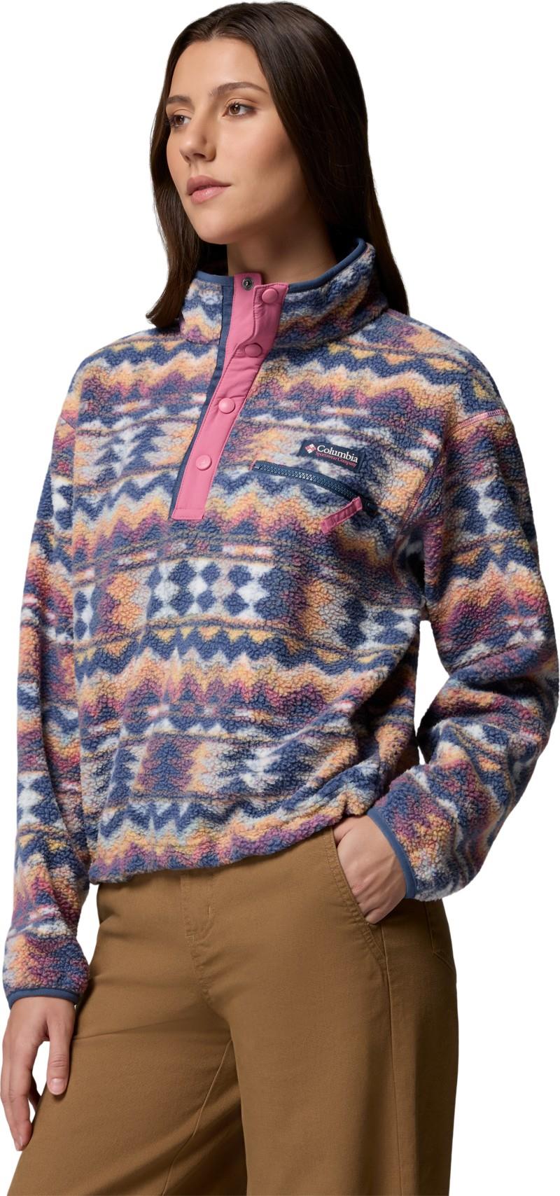 Helvetia II Printed Cropped Half Snap - Womens - Image 60