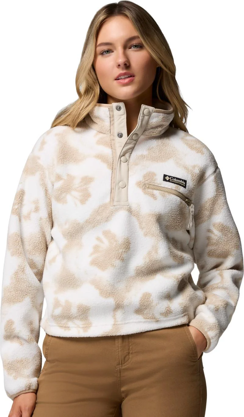 Helvetia II Printed Cropped Half Snap - Womens - Image 62