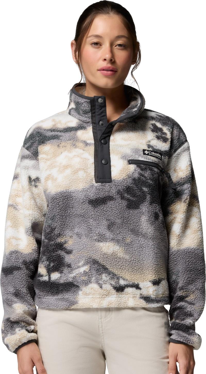 Helvetia II Printed Cropped Half Snap - Womens - Image 65