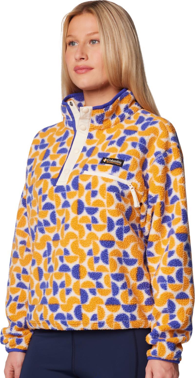 Helvetia II Printed Cropped Half Snap - Womens - Image 7