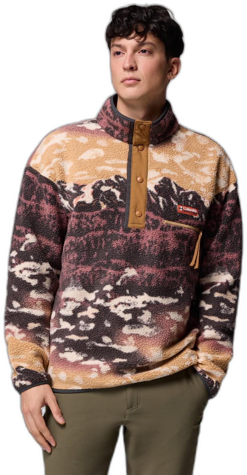 Helvetia II Printed Half Snap Fleece - Mens - Image 26