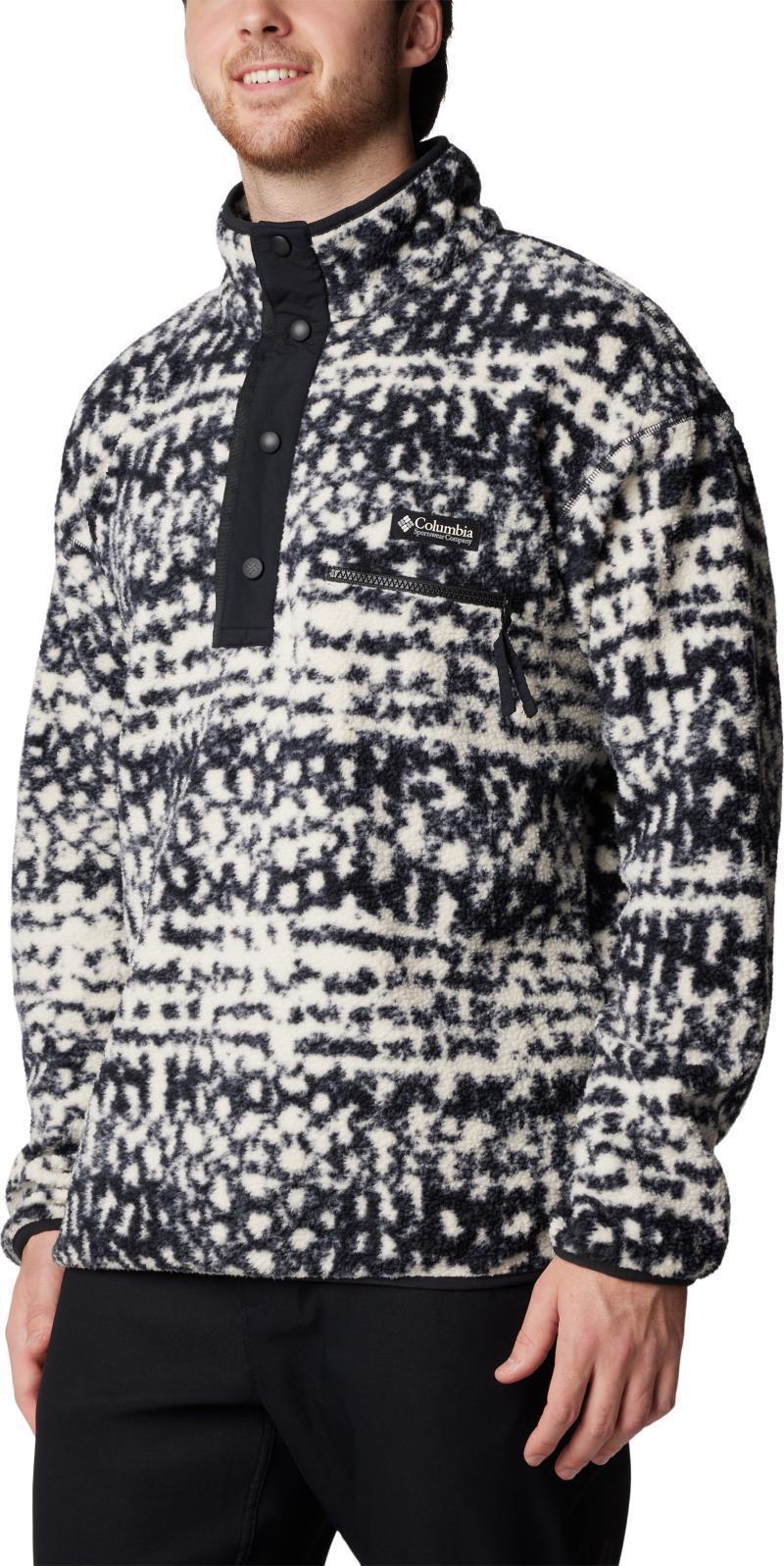 Helvetia II Printed Half Snap Fleece - Mens - Image 3