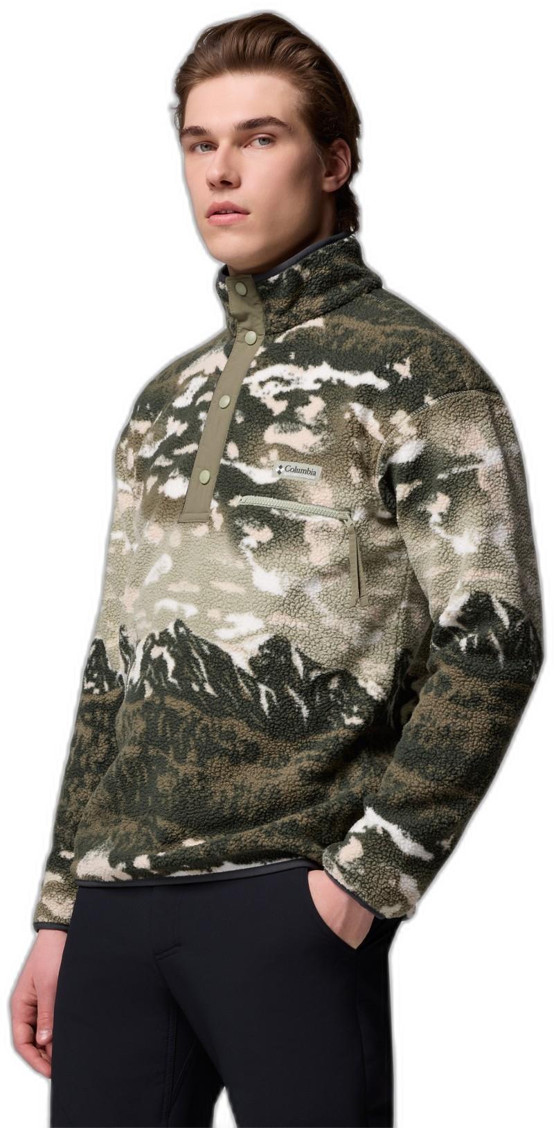 Helvetia II Printed Half Snap Fleece - Mens - Image 31