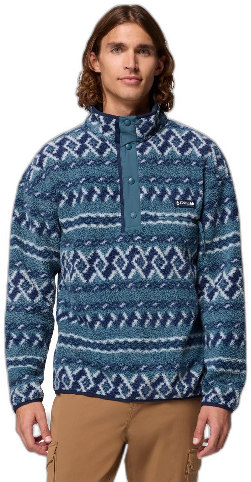 Helvetia II Printed Half Snap Fleece - Mens - Image 32