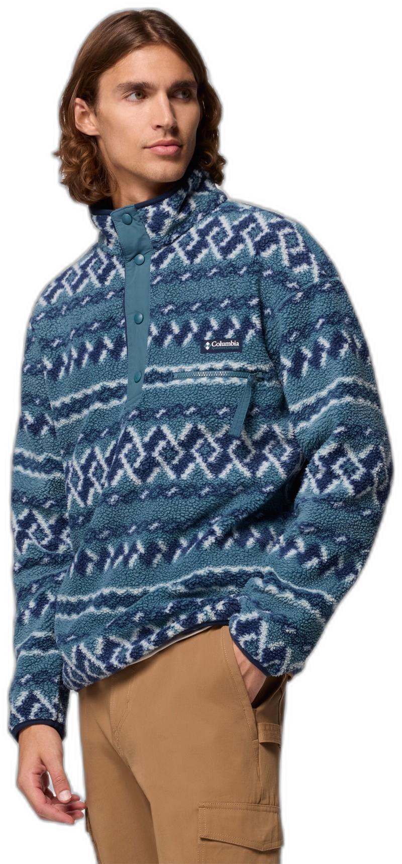 Helvetia II Printed Half Snap Fleece - Mens - Image 34