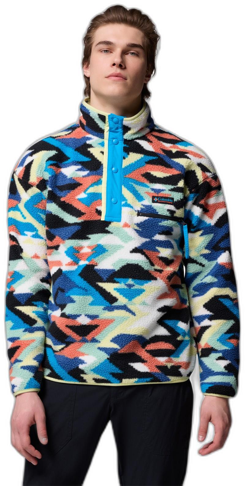 Helvetia II Printed Half Snap Fleece - Mens - Image 35