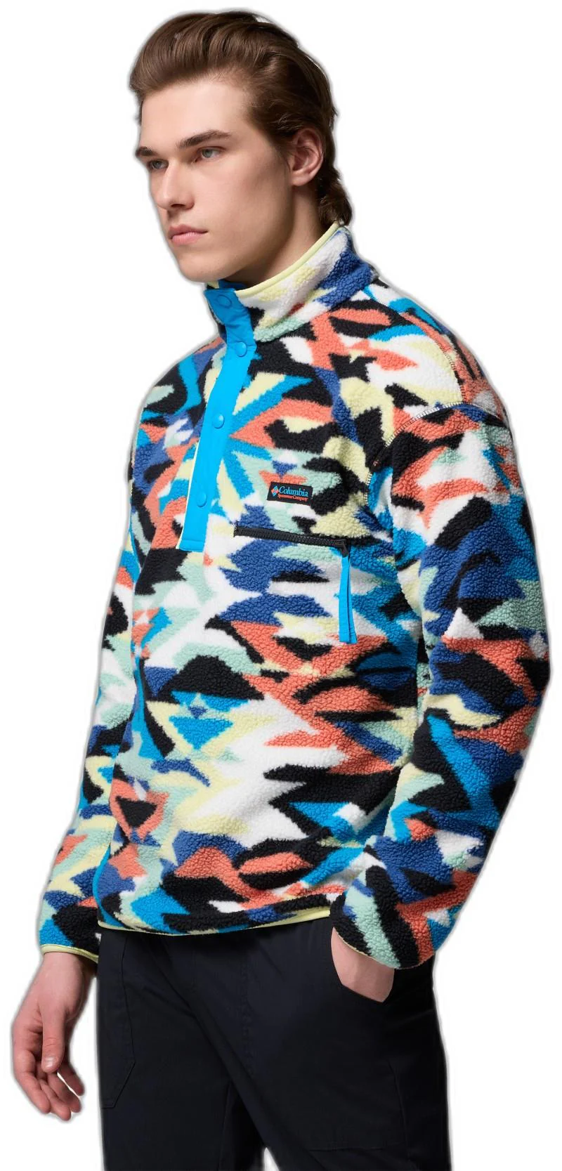 Helvetia II Printed Half Snap Fleece - Mens - Image 37