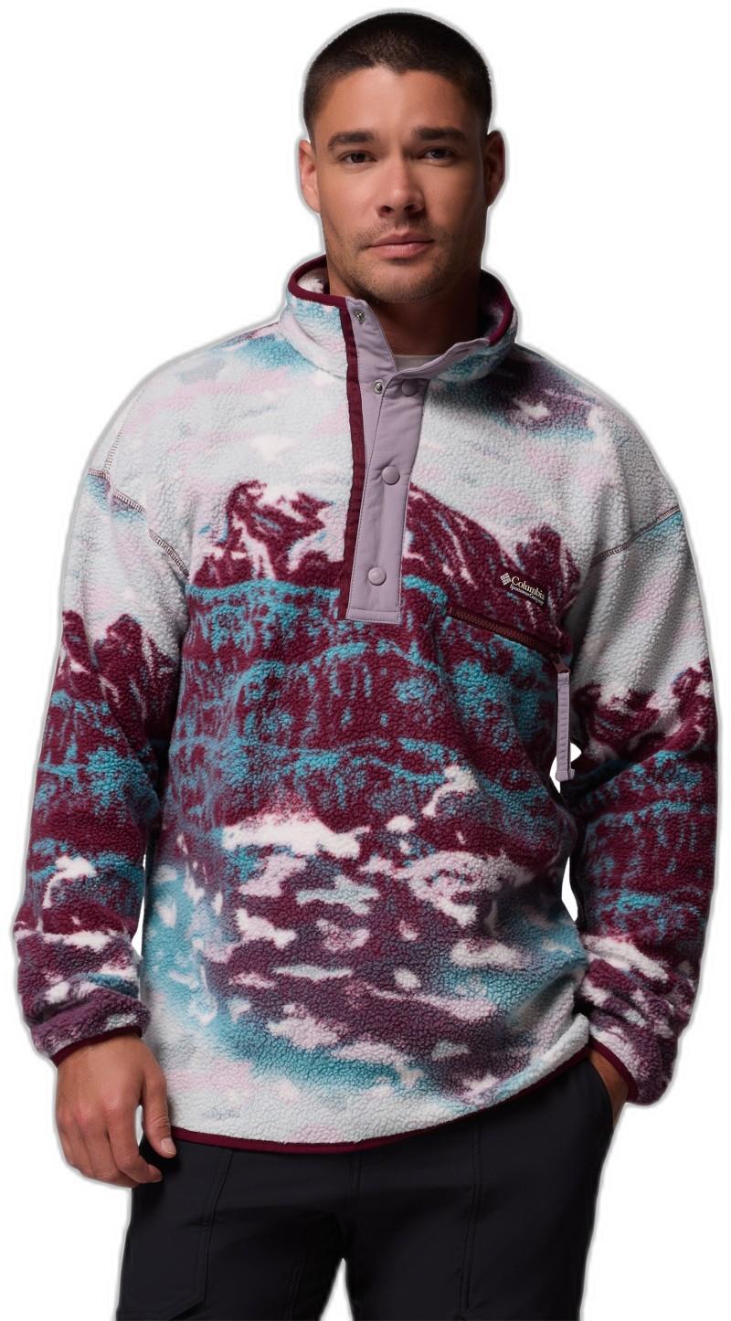 Helvetia II Printed Half Snap Fleece - Mens - Image 38