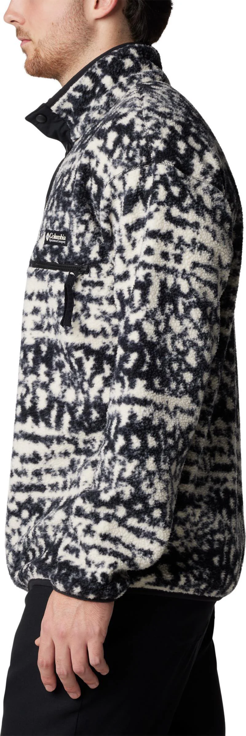 Helvetia II Printed Half Snap Fleece - Mens - Image 4