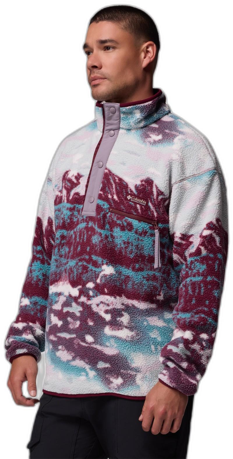 Helvetia II Printed Half Snap Fleece - Mens - Image 40