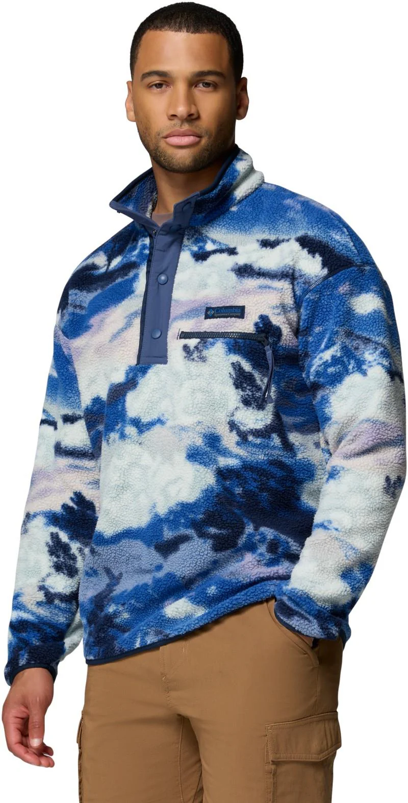 Helvetia II Printed Half Snap Fleece - Mens - Image 52