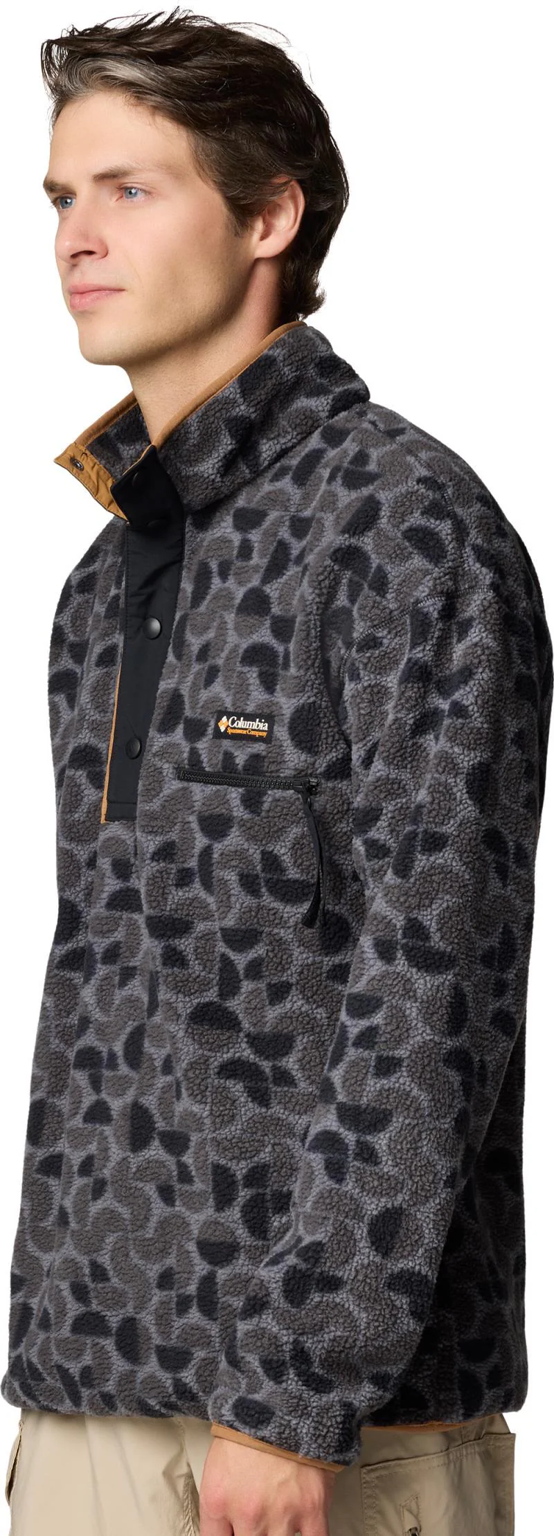 Helvetia II Printed Half Snap Fleece - Mens - Image 7
