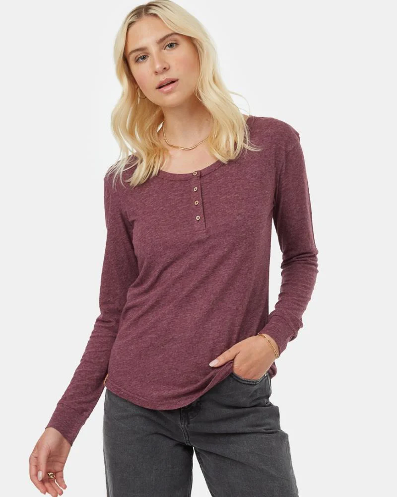 Hemp Henley LS - Womens - Image 8