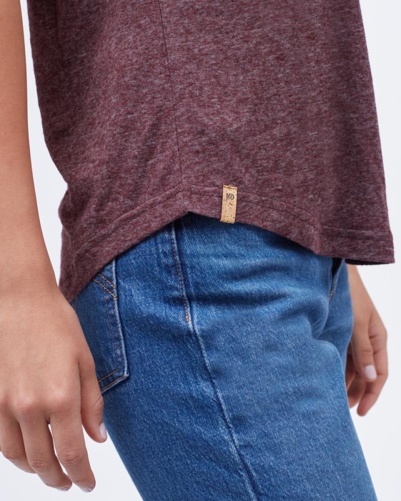 Hemp V-Neck T-Shirt - Womens - Image 10