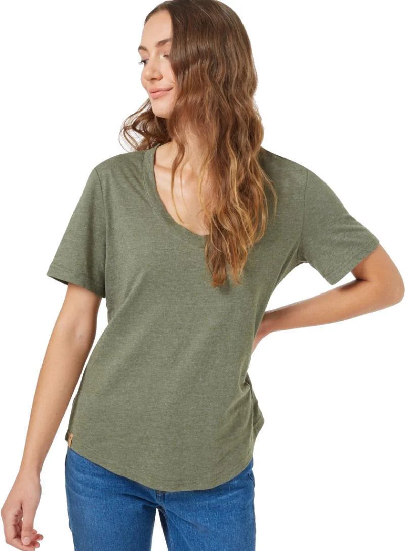 Hemp V-Neck T-Shirt - Womens - Image 3