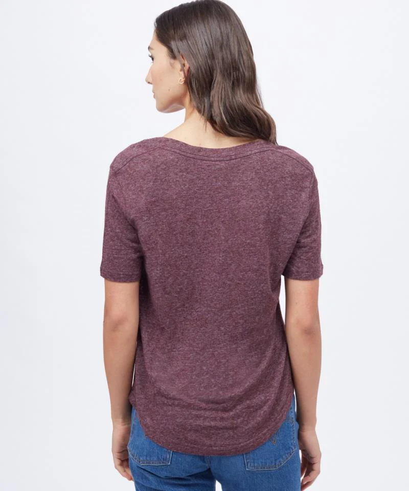 Hemp V-Neck T-Shirt - Womens - Image 8