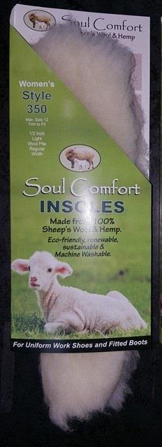 Hemp / Wool Insole - 350 Grams - Womens