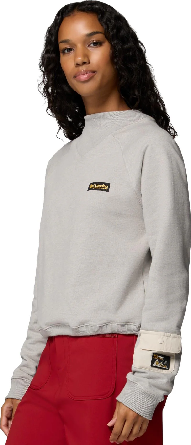 High Cascades Crop French Terry LS - Womens - Image 10