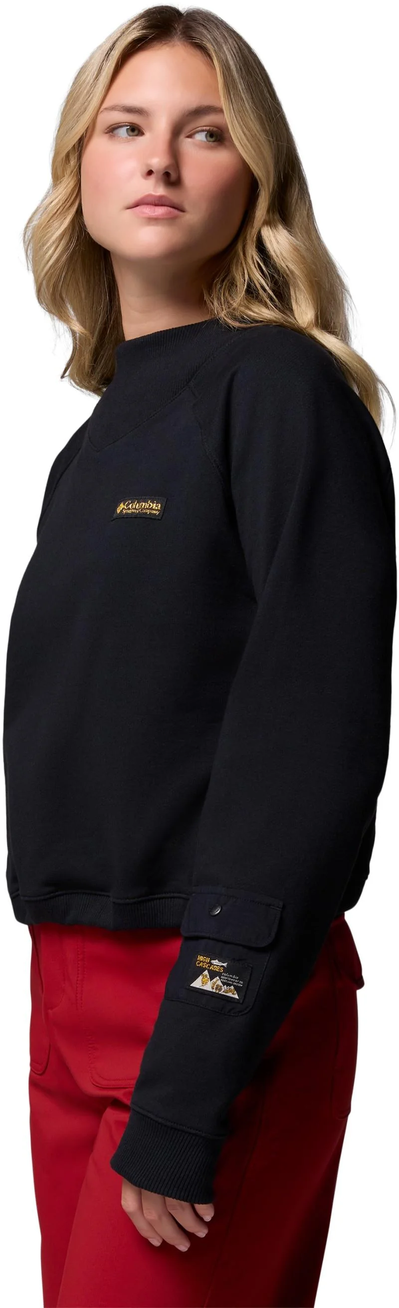 High Cascades Crop French Terry LS - Womens - Image 3