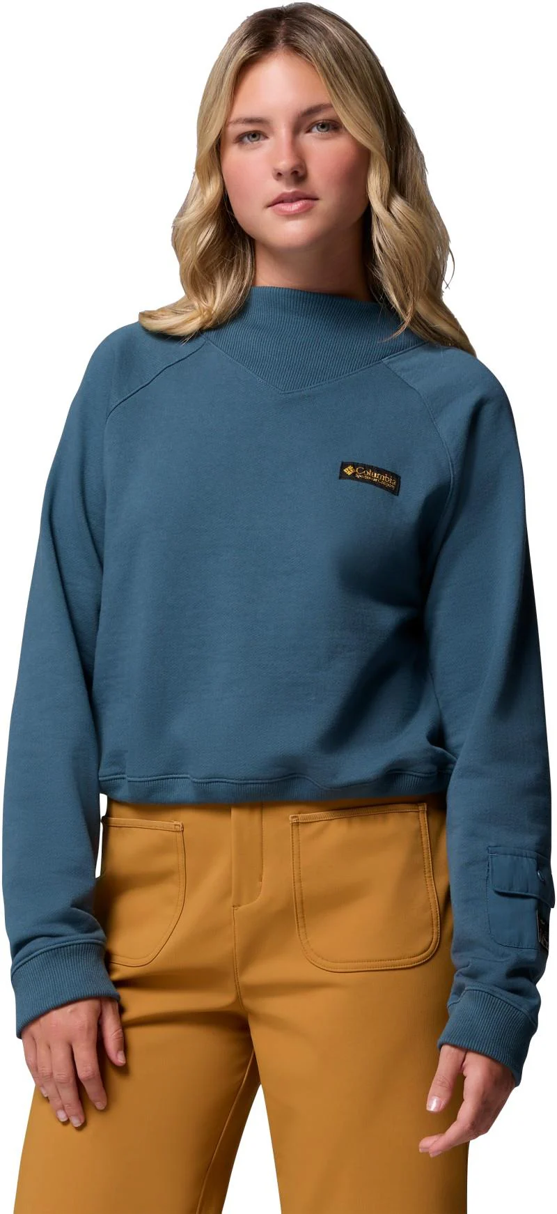 High Cascades Crop French Terry LS - Womens - Image 5