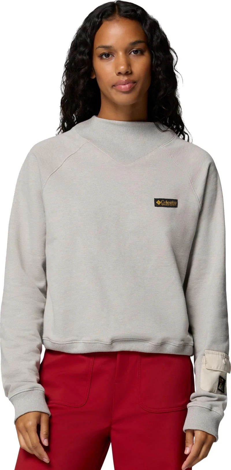 High Cascades Crop French Terry LS - Womens - Image 9