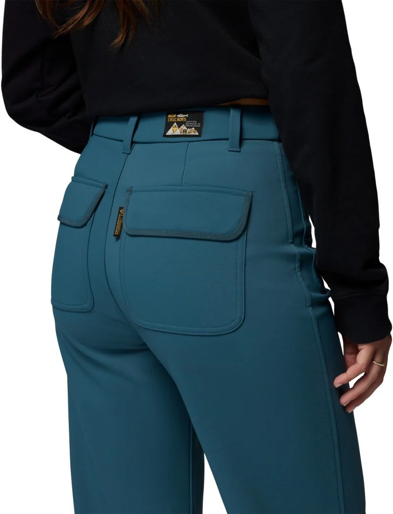 High Cascades Wide Leg Softshell Pants, Reg - Womens - Image 11