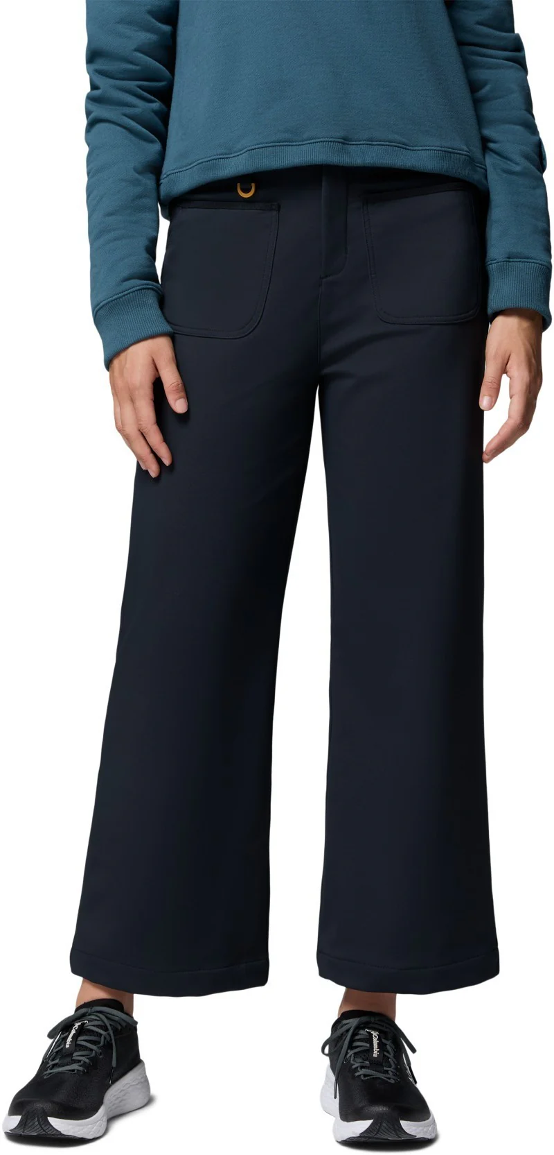 High Cascades Wide Leg Softshell Pants, Reg - Womens - Image 4