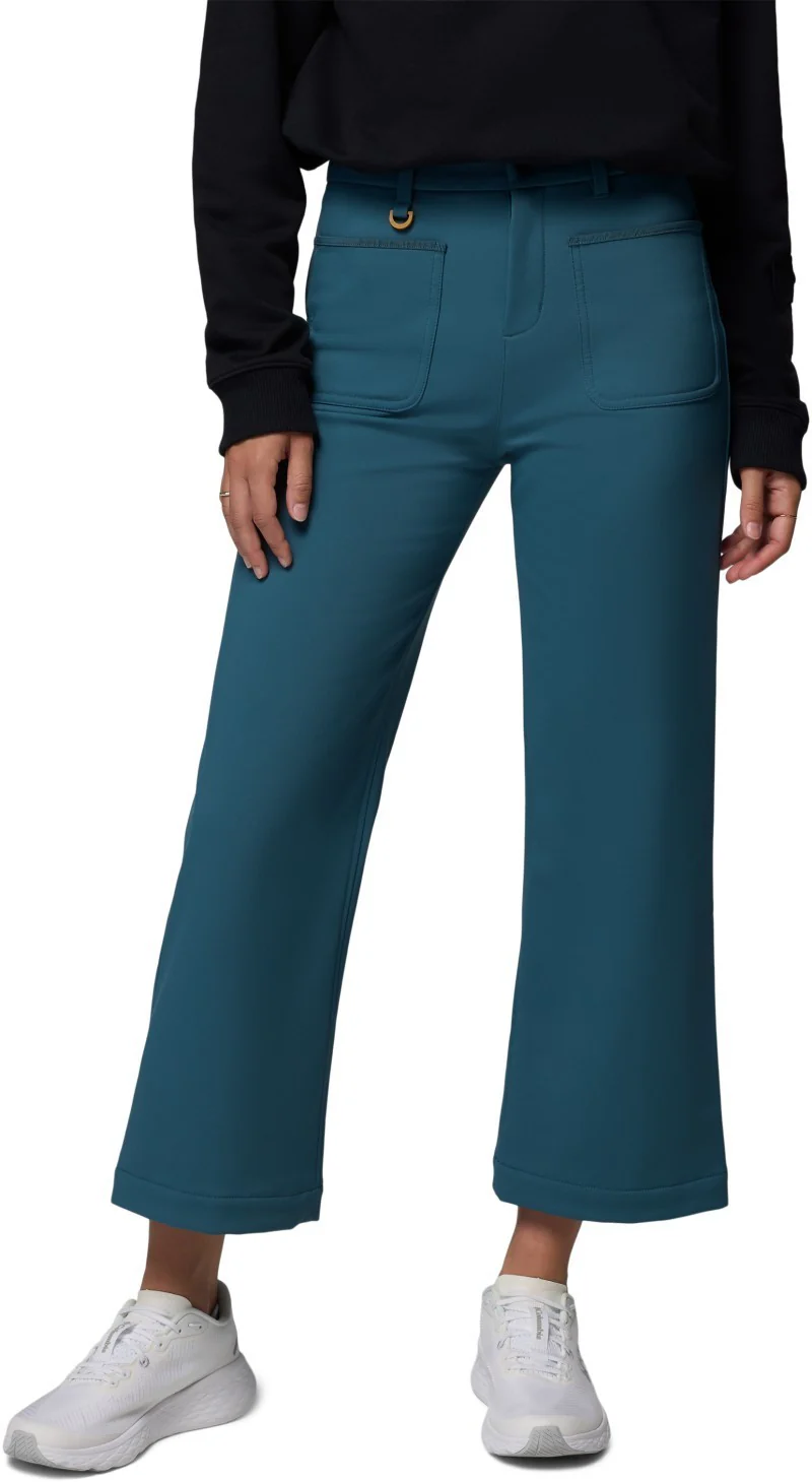 High Cascades Wide Leg Softshell Pants, Reg - Womens - Image 8