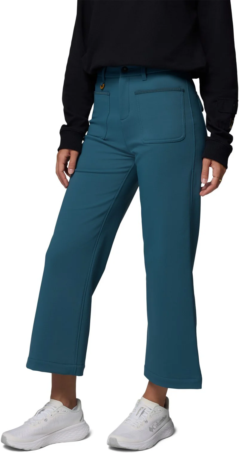 High Cascades Wide Leg Softshell Pants, Reg - Womens - Image 9