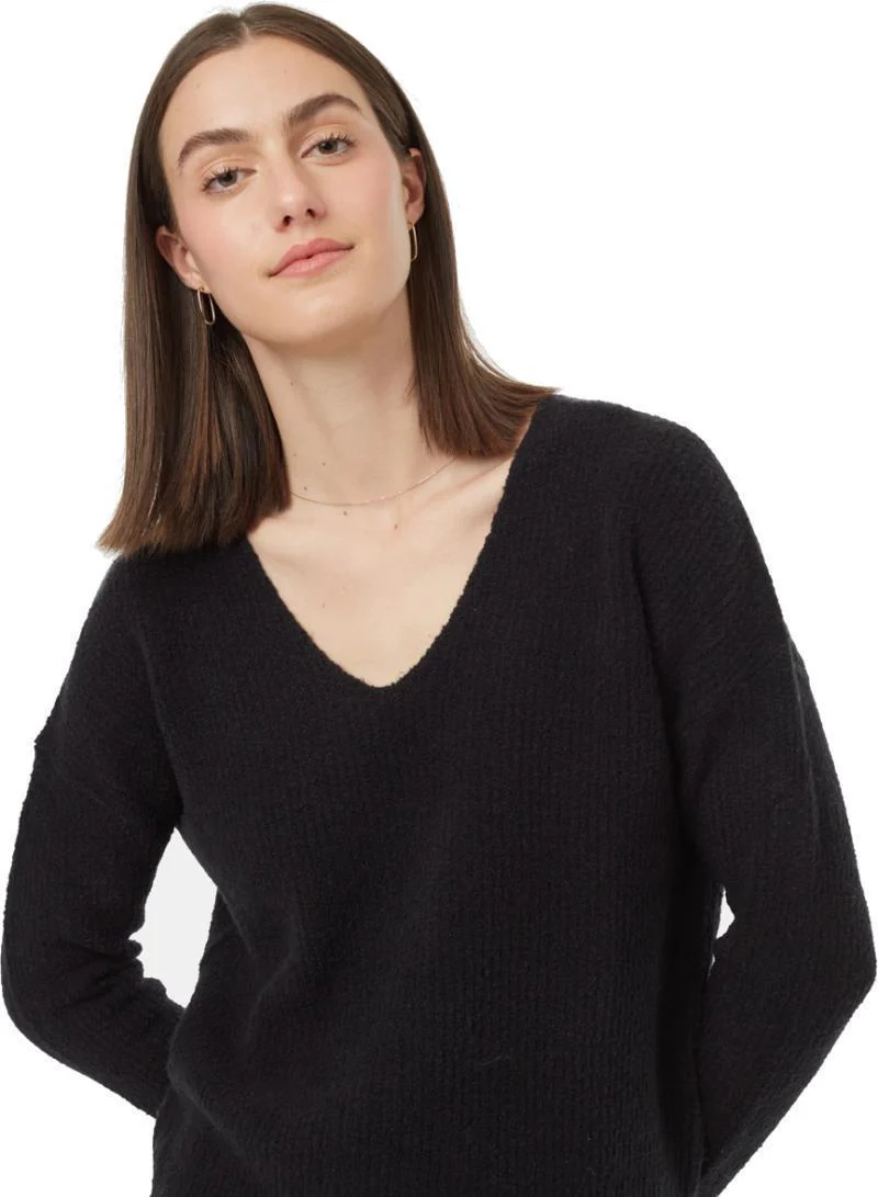 Highline Fuzzy V-Neck Sweater - Womens - Image 12