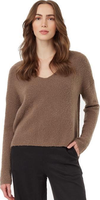Highline Fuzzy V-Neck Sweater - Womens - Image 2