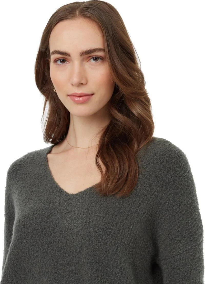 Highline Fuzzy V-Neck Sweater - Womens - Image 7