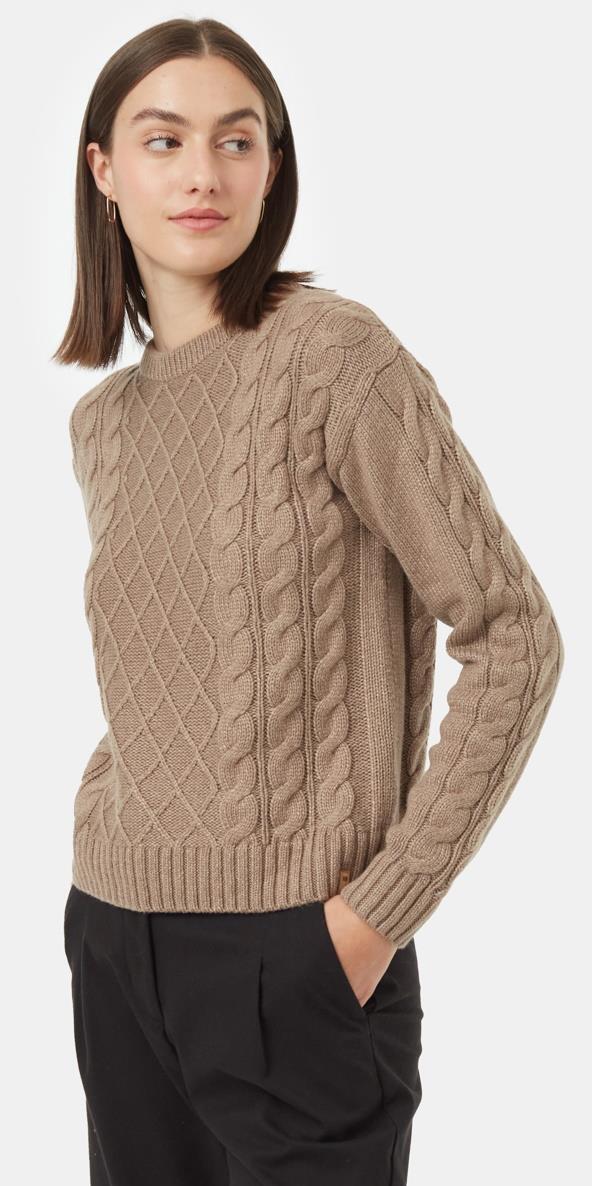Highline Wool Cable Crew - Womens - Image 6