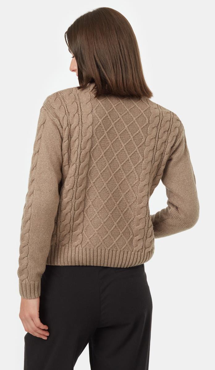 Highline Wool Cable Crew - Womens - Image 8