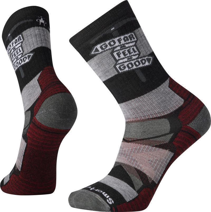Hike Full Cushion Go Far Feel Good Crew Socks - Mens