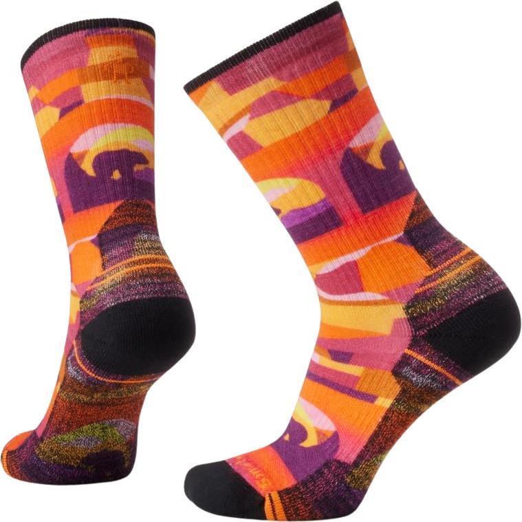 Hike Light Cushion Bear Country Print Crew Socks - Womens