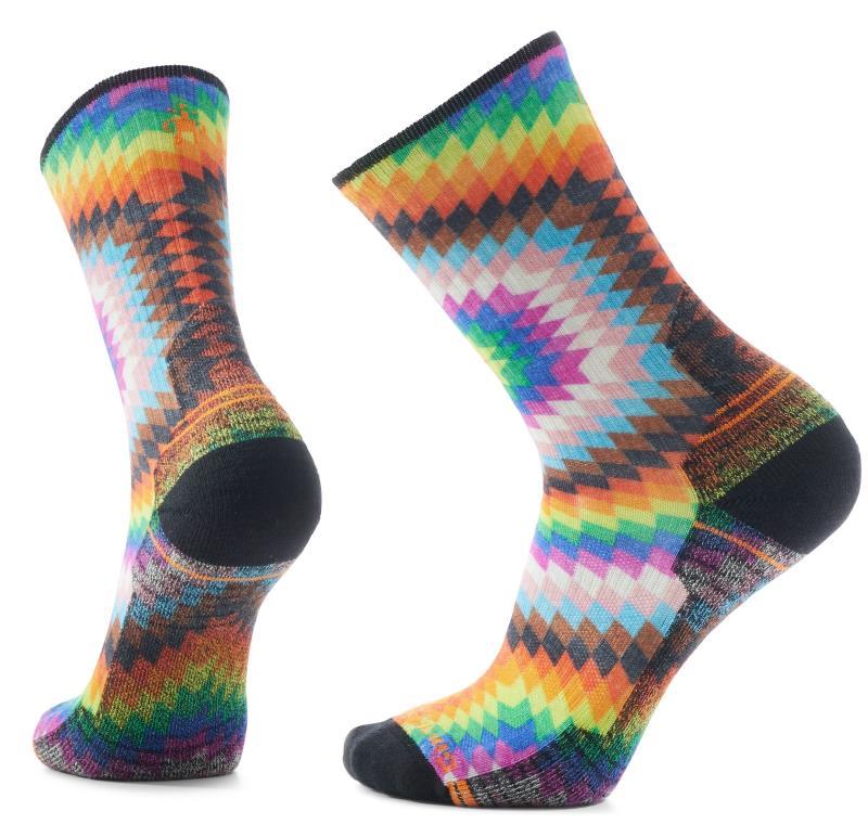 Hike Light Cushion Love Lives Here Print Crew Socks - Mens