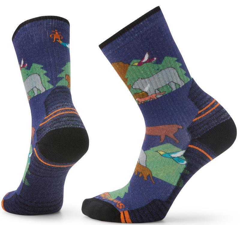 Hike Light Cushion Manual for All Print Crew Socks - Womens