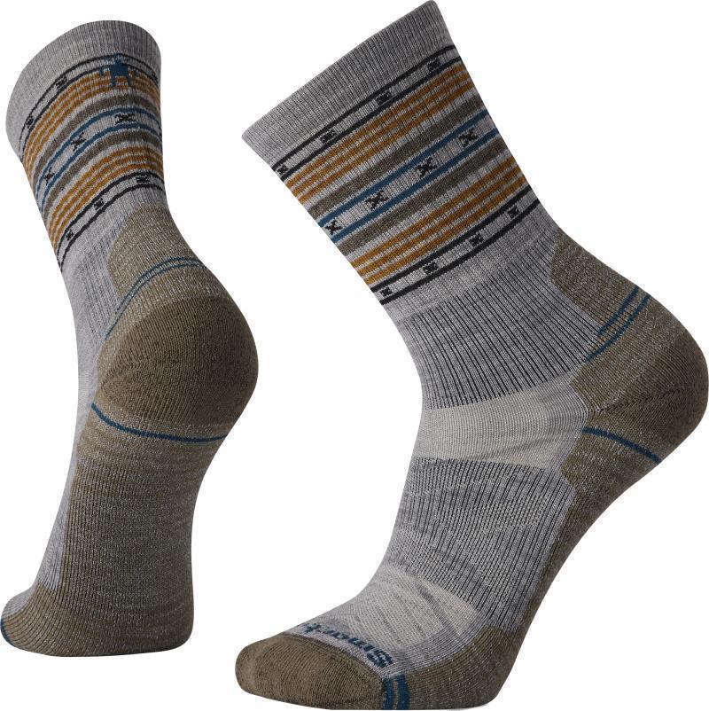 Hike Light Cushion Spiked Stripe Crew Socks - Mens - Image 2