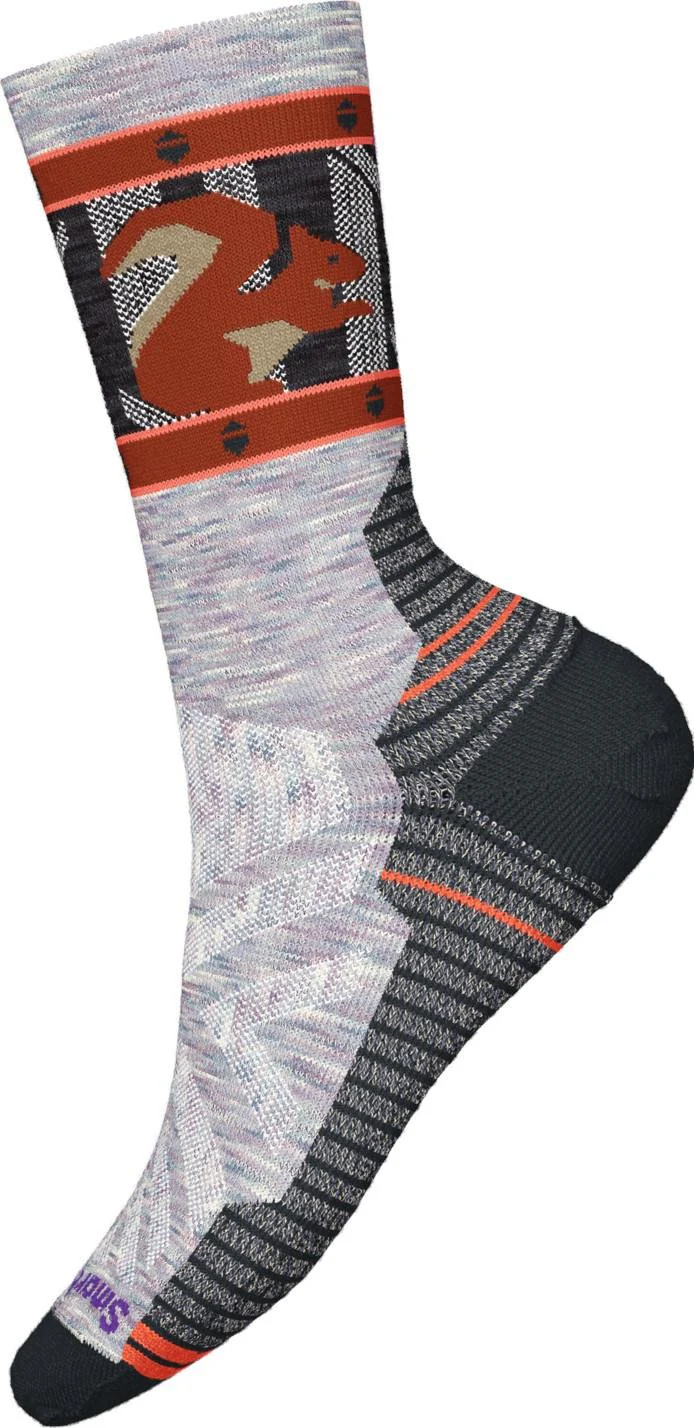 Hike Light Cushion Squirrely Print Crew Socks - Womens - Image 2