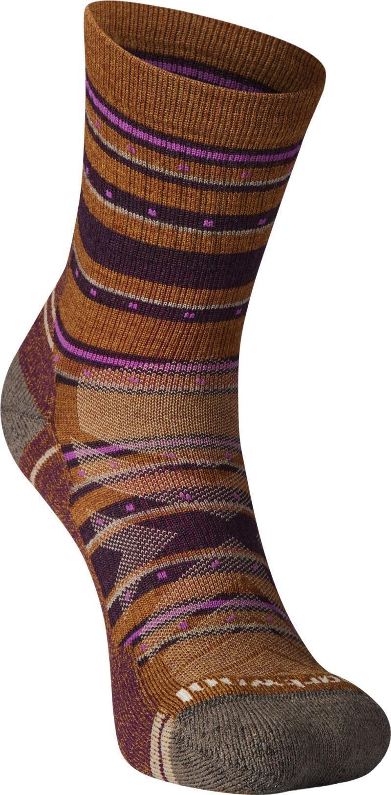 Hike Light Cushion Stitch Stripe Mid Crew Socks - Womens - Image 2