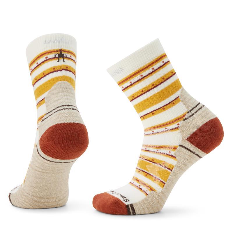 Hike Light Cushion Stitch Stripe Mid Crew Socks - Womens - Image 5